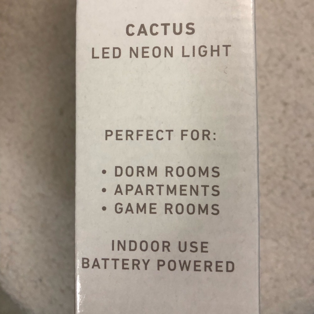 LED Neon Cactus 🌵Light - Picture 3 of 4